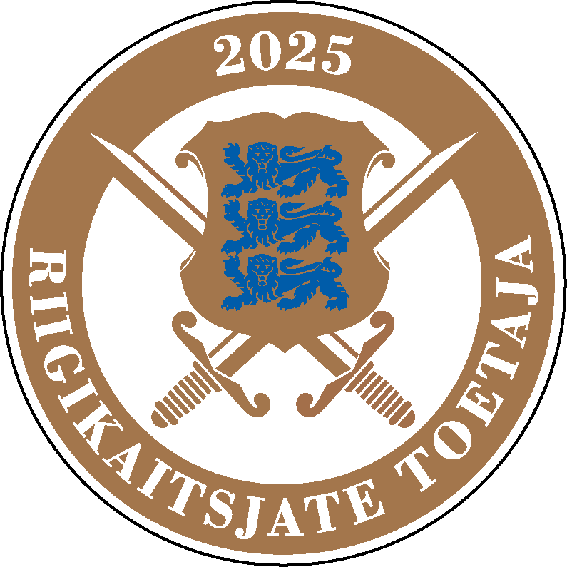 "Riigikaitsjate toetaja" 2025 pronkstaseme logo