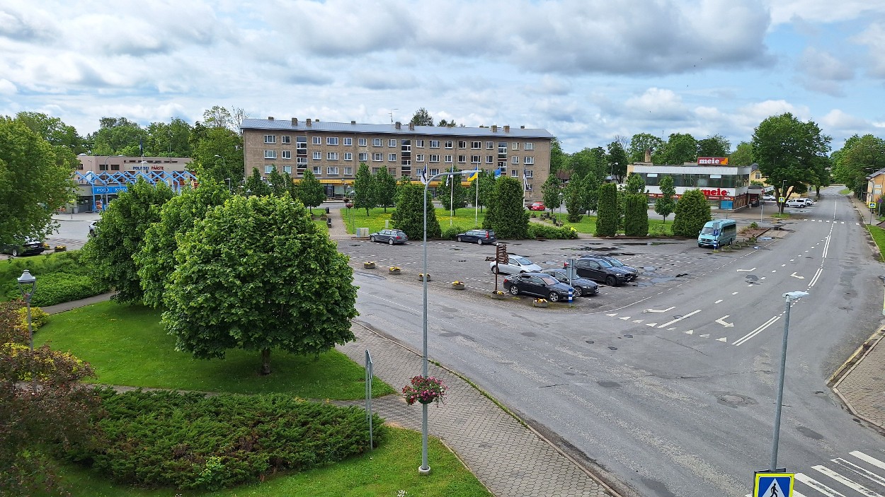 Tapa keskväljak enne rekonstrueerimise algust